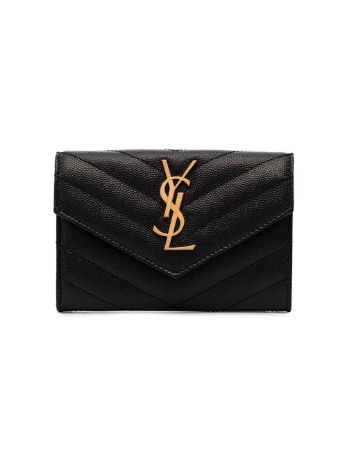 Portafoglio trapuntato monogram SAINT LAURENT | 414404BOW011000